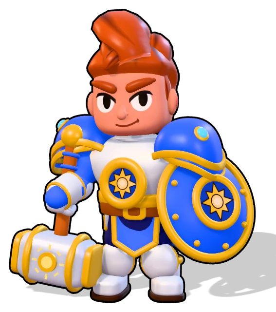 Paladín de Protección con escudo y martillo