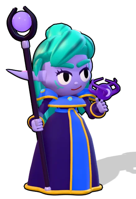 Sacerdote de Sombra con orbe oscuro